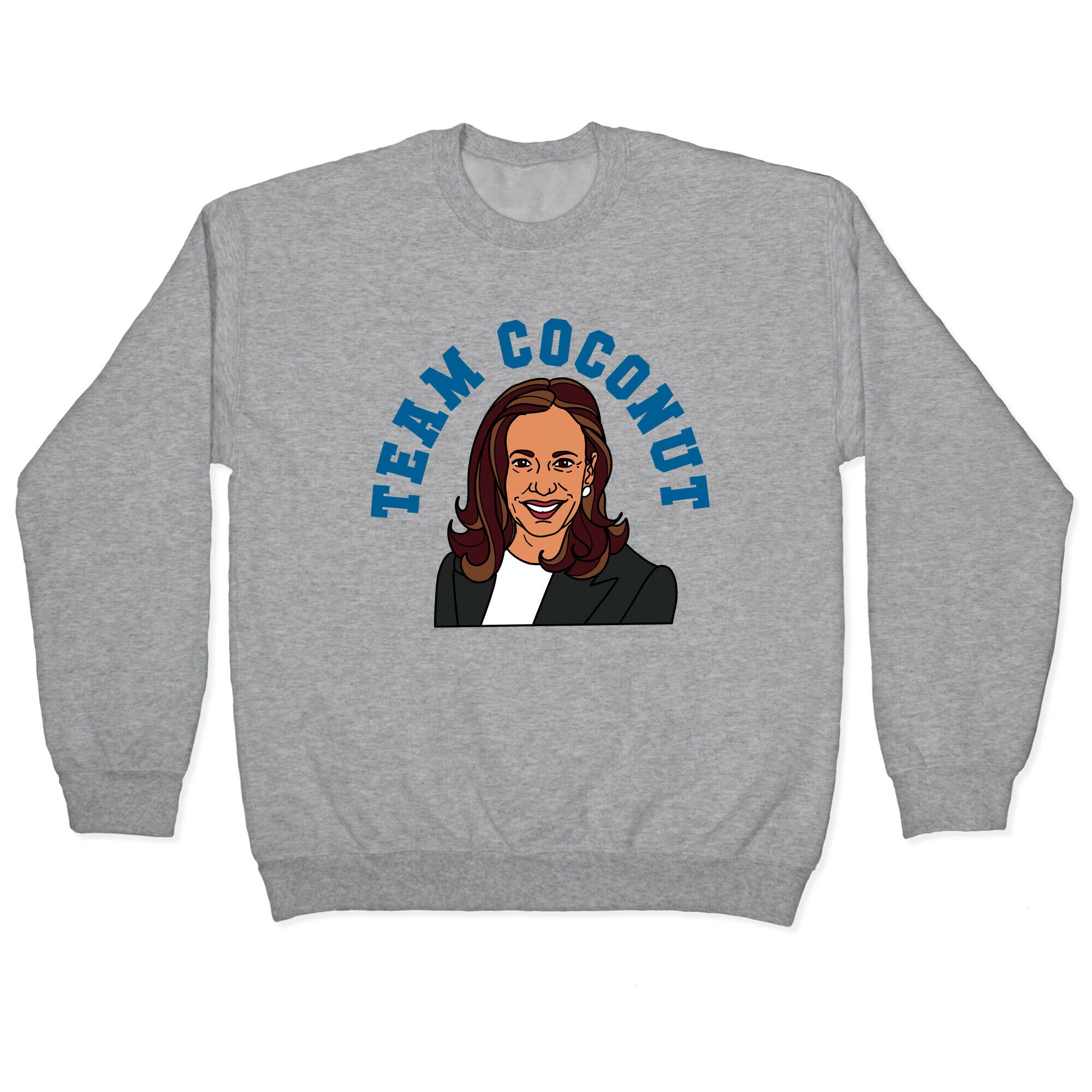 Team Coconut Kamala Harris Crewneck Sweatshirt