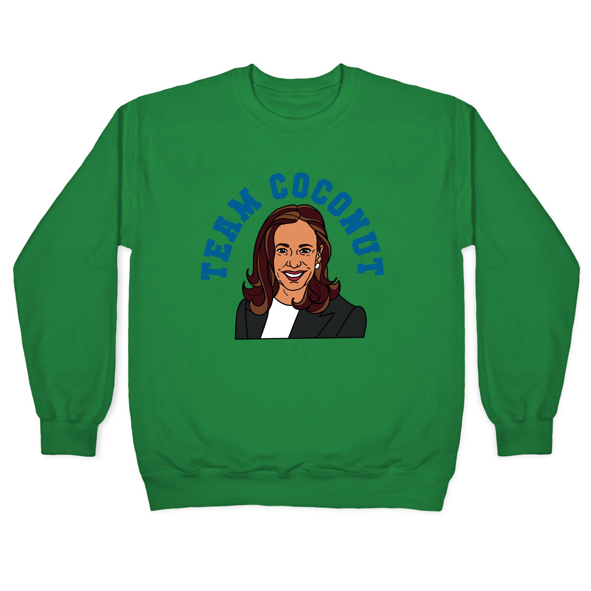 Team Coconut Kamala Harris Crewneck Sweatshirt