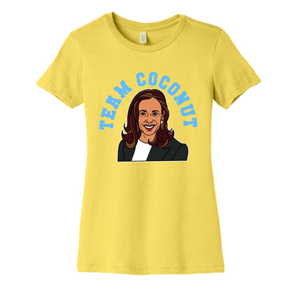 Team Coconut Kamala Harris Womens Cotton Tee