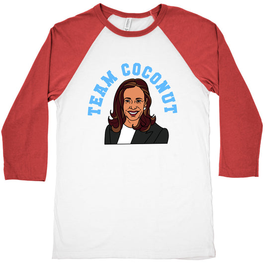 Team Coconut Kamala Harris Baseball Tee
