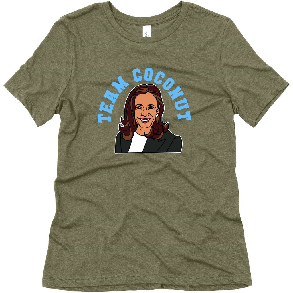 Team Coconut Kamala Harris Womens Triblend Tee