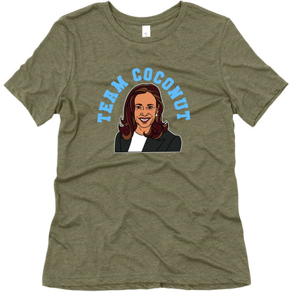Team Coconut Kamala Harris Womens Triblend Tee