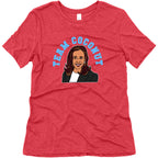 Team Coconut Kamala Harris Womens Triblend Tee