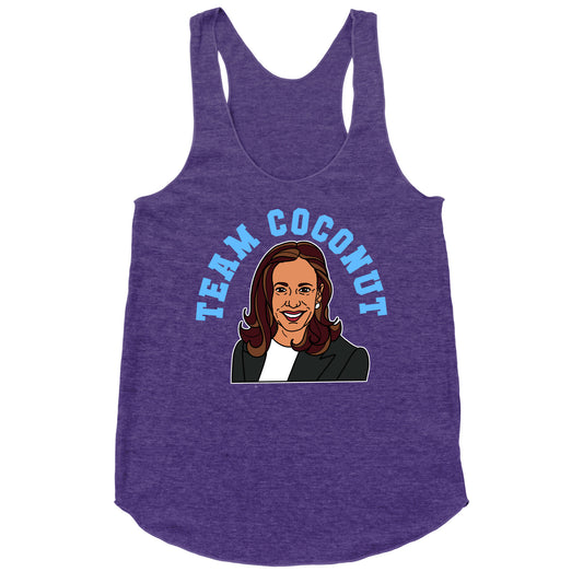 Team Coconut Kamala Harris Racerback Tank