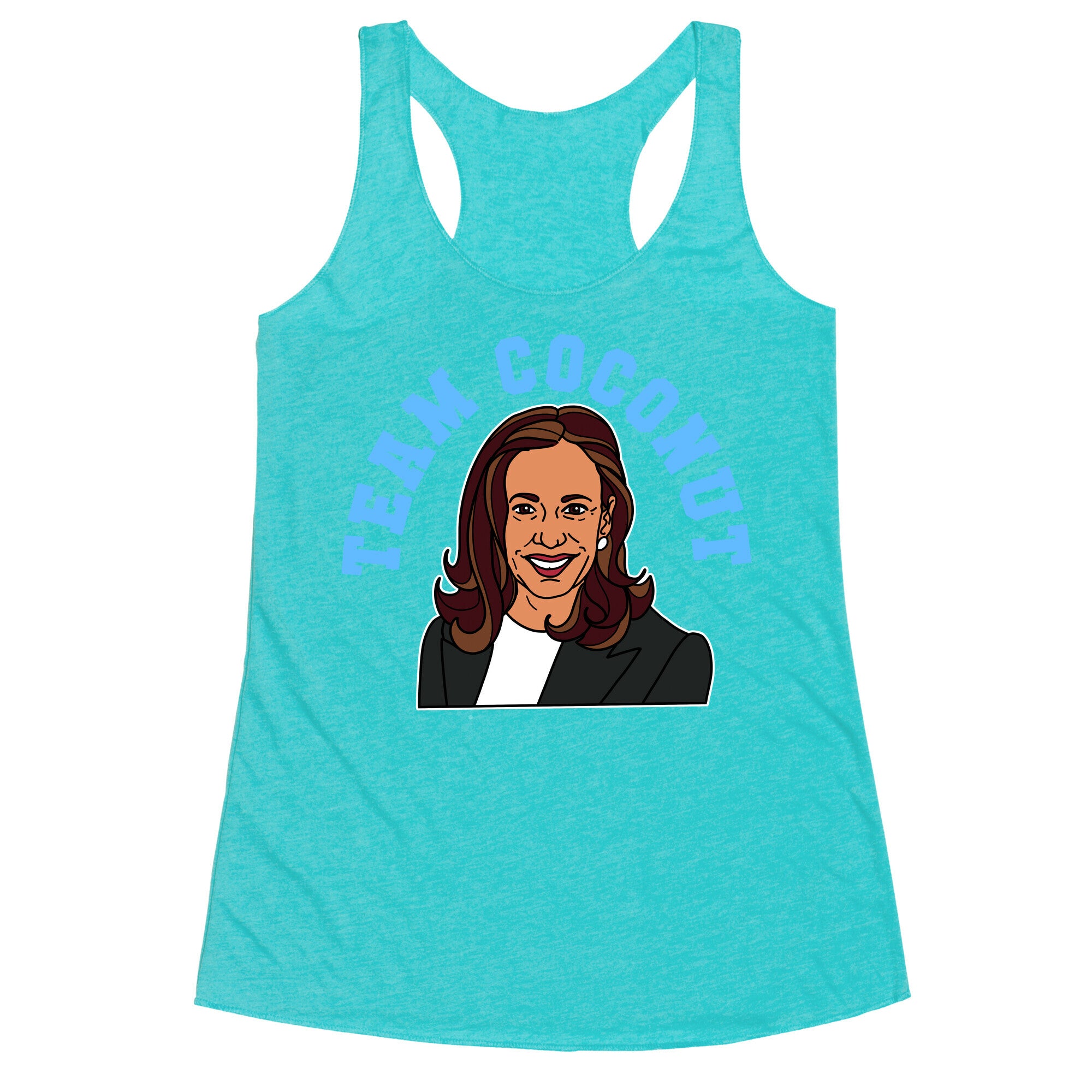 Team Coconut Kamala Harris Racerback Tank