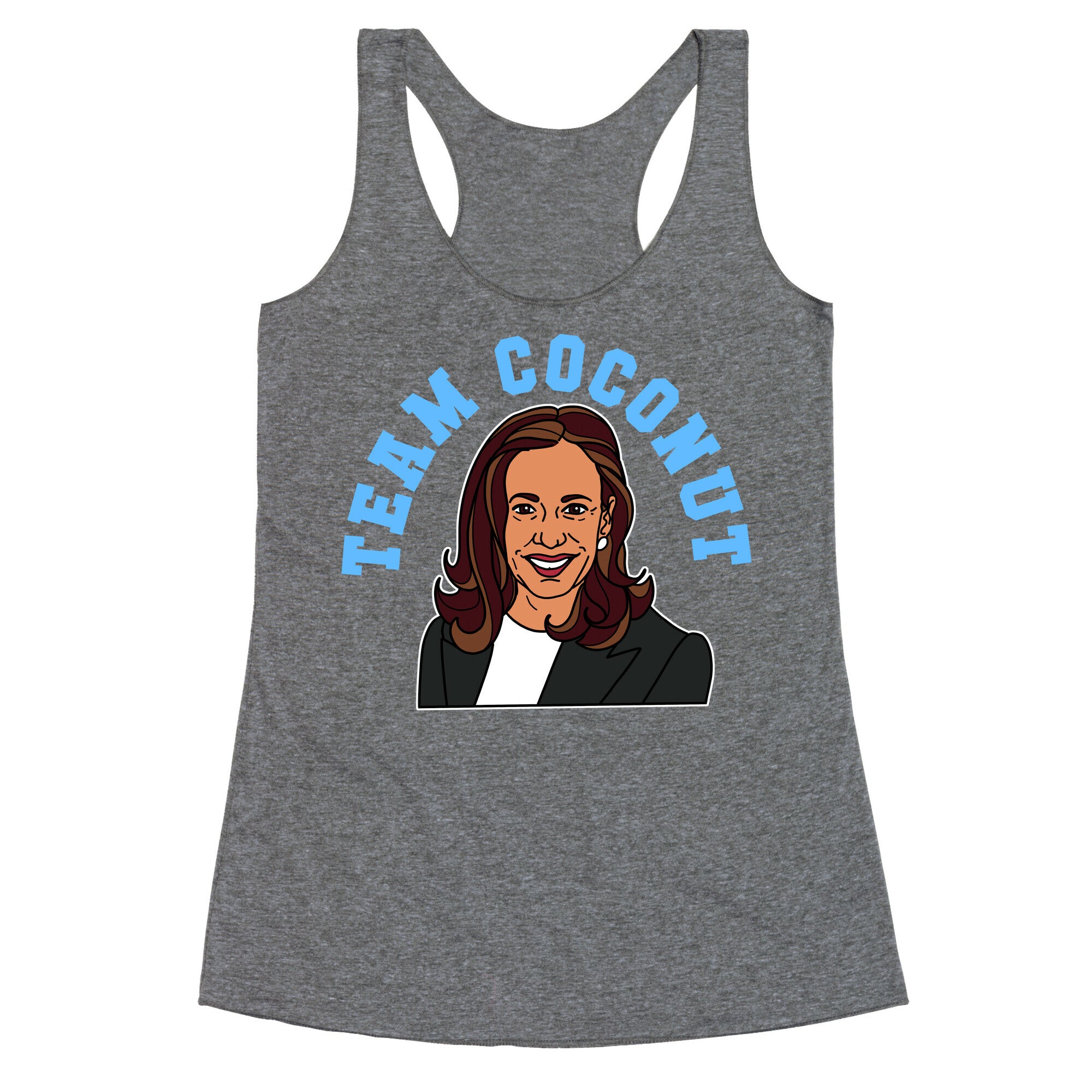 Team Coconut Kamala Harris Racerback Tank