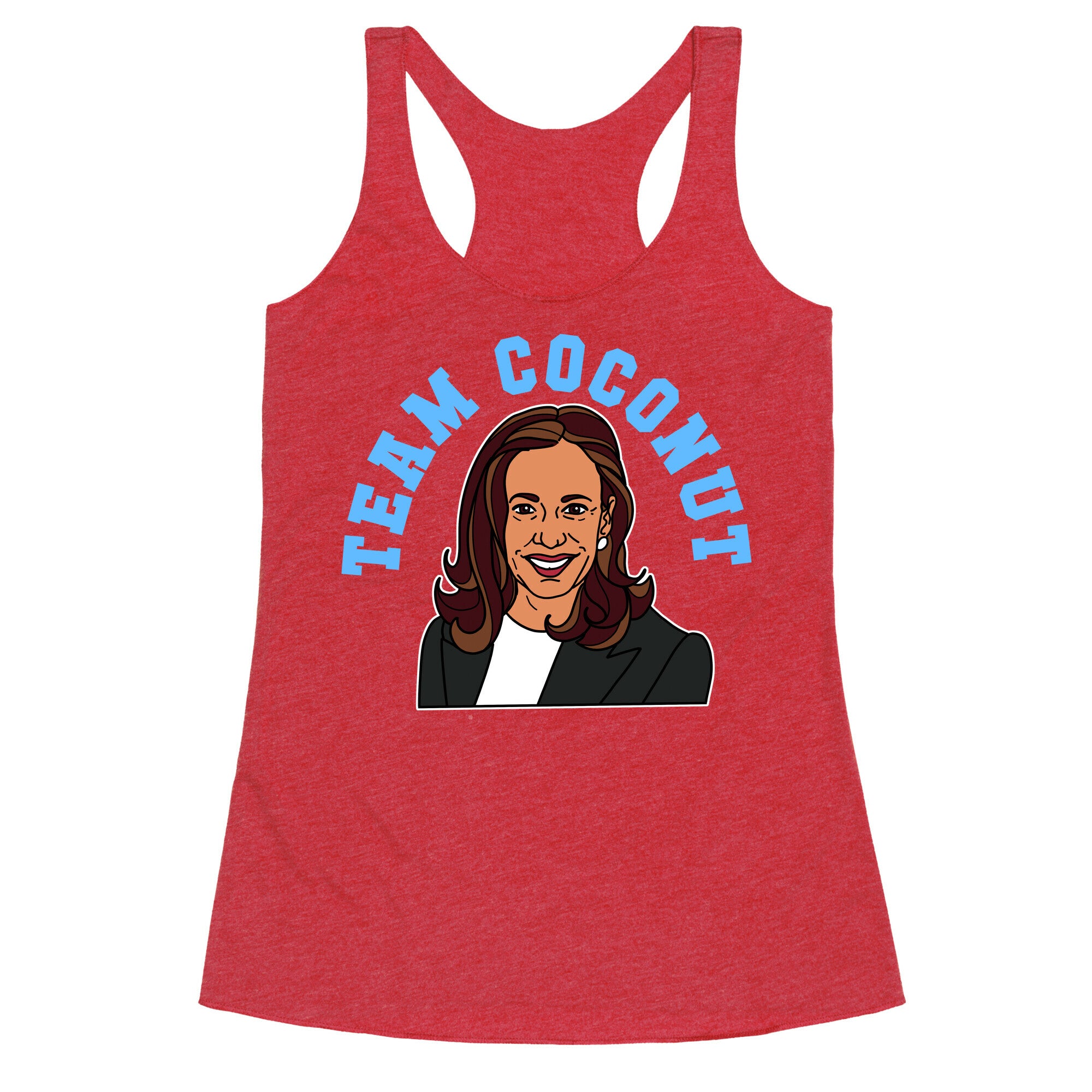 Team Coconut Kamala Harris Racerback Tank