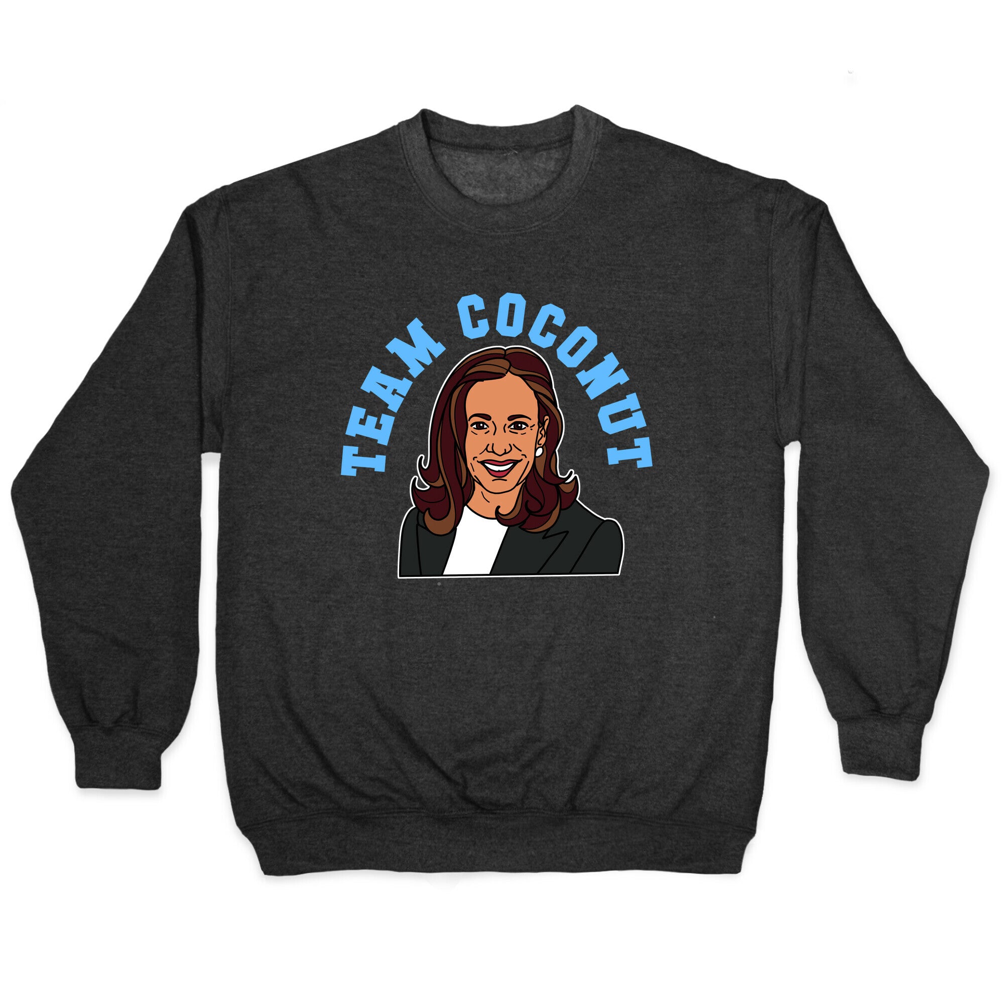 Team Coconut Kamala Harris Crewneck Sweatshirt