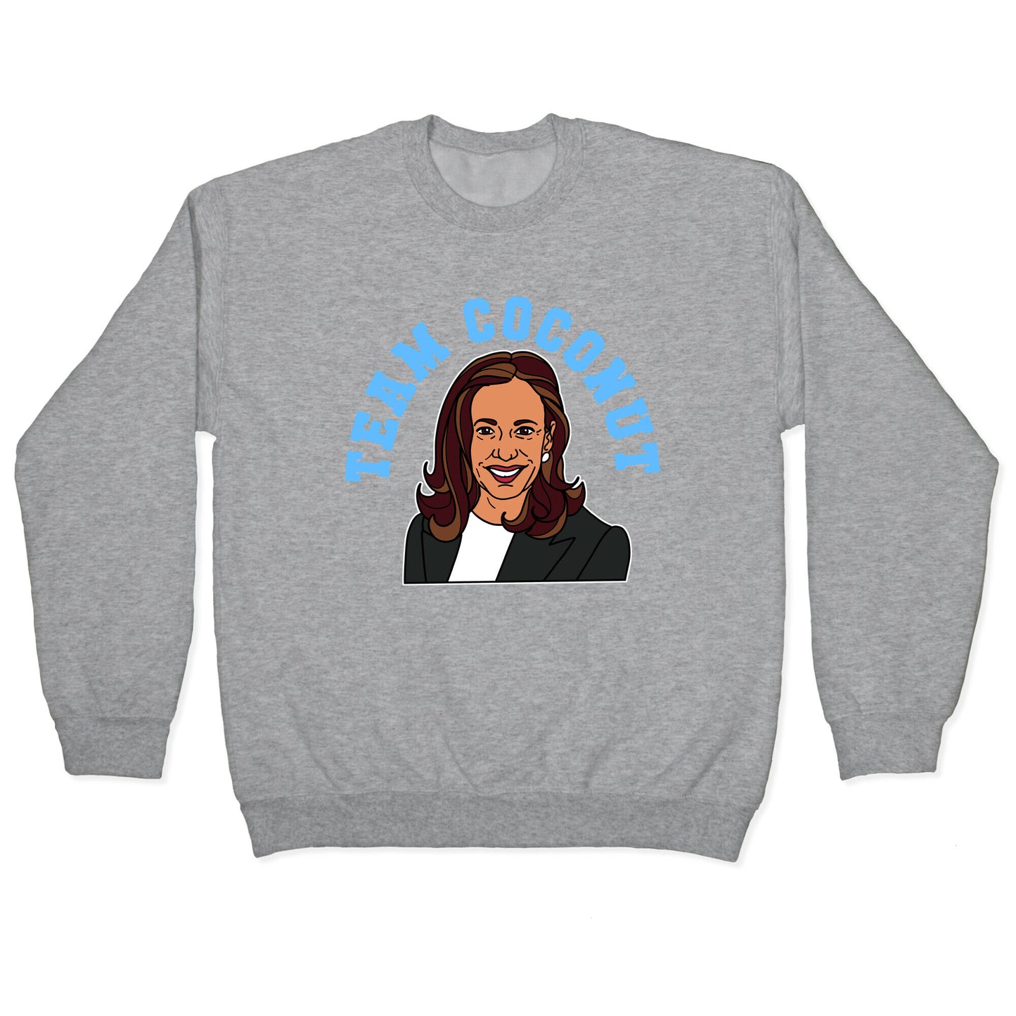 Team Coconut Kamala Harris Crewneck Sweatshirt