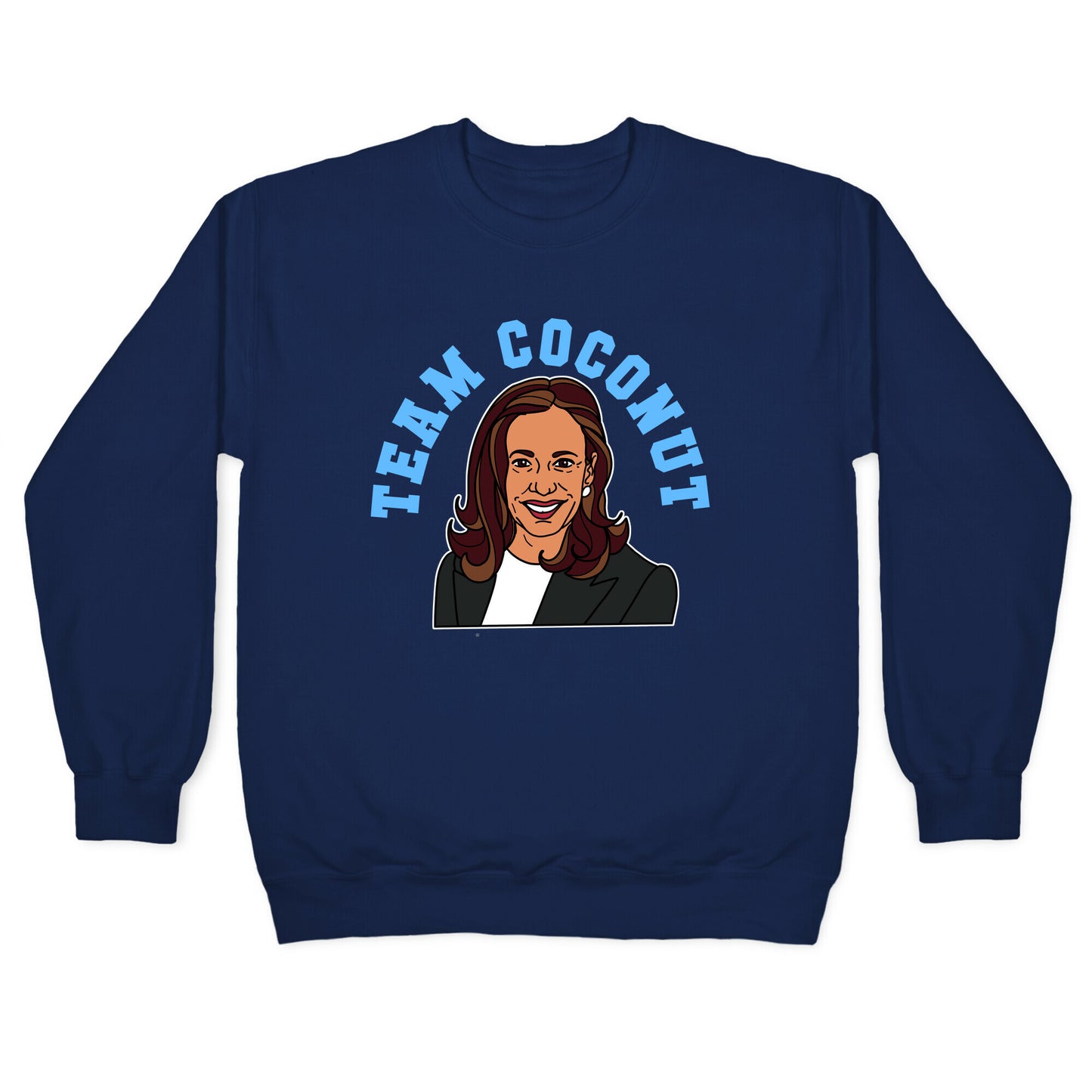 Team Coconut Kamala Harris Crewneck Sweatshirt