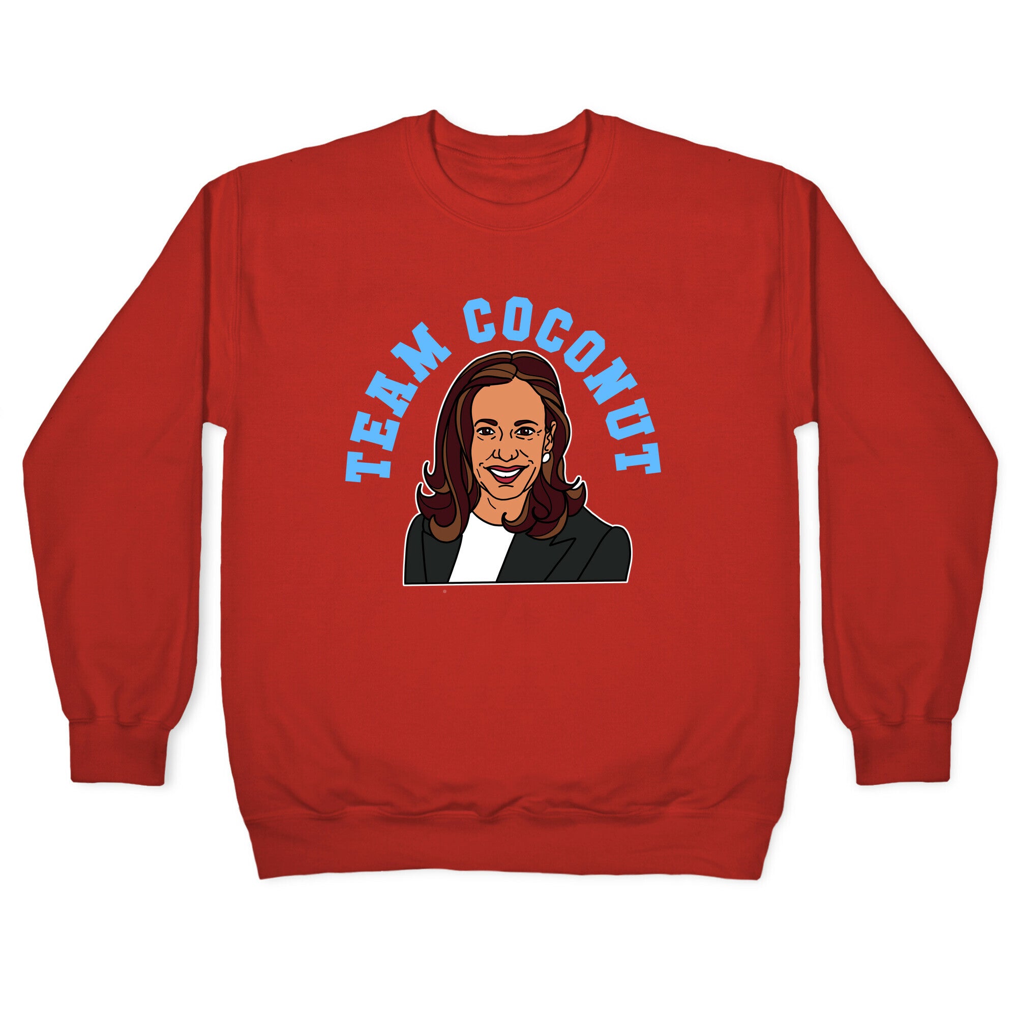 Team Coconut Kamala Harris Crewneck Sweatshirt