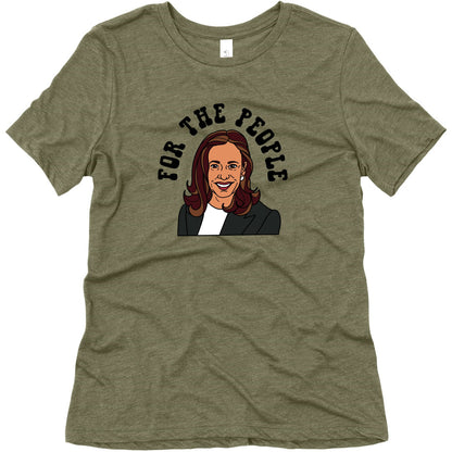 For The People Kamala Harris Womens Triblend Tee