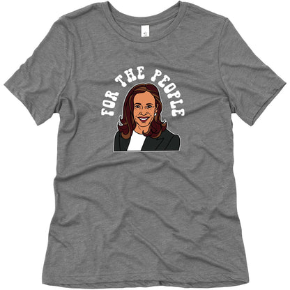 For The People Kamala Harris Womens Triblend Tee