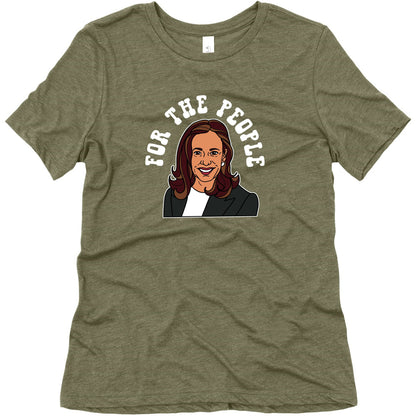 For The People Kamala Harris Womens Triblend Tee