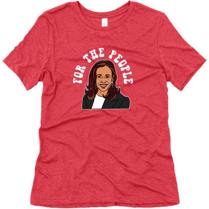 For The People Kamala Harris Womens Triblend Tee
