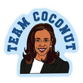 Team Coconut Kamala Harris Sticker