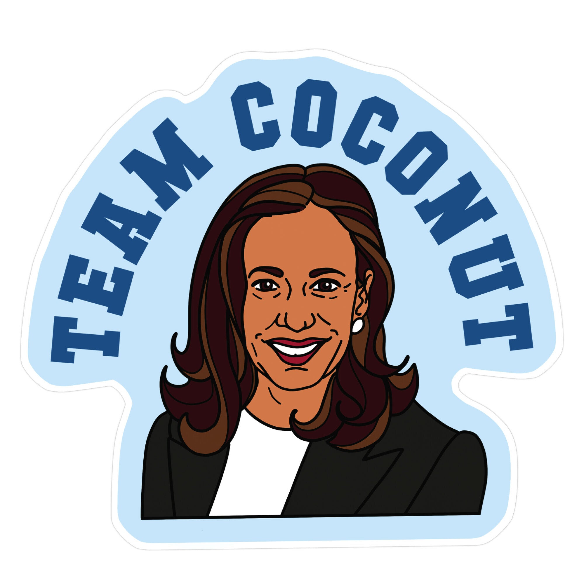 Team Coconut Kamala Harris Sticker