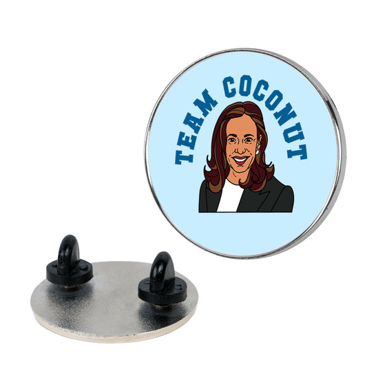 Team Coconut Kamala Harris Pin