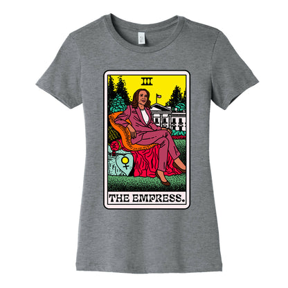 The Empress Tarot Card Kamala Harris Womens Cotton Tee