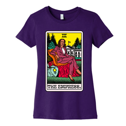 The Empress Tarot Card Kamala Harris Womens Cotton Tee