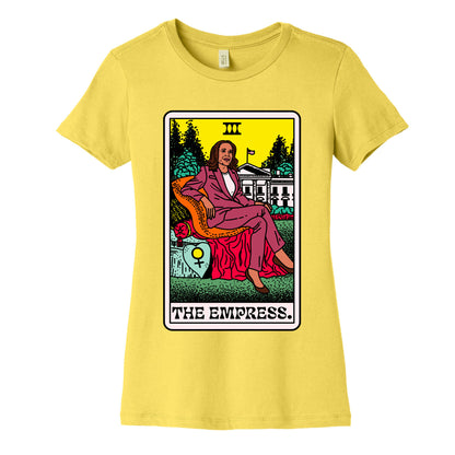 The Empress Tarot Card Kamala Harris Womens Cotton Tee