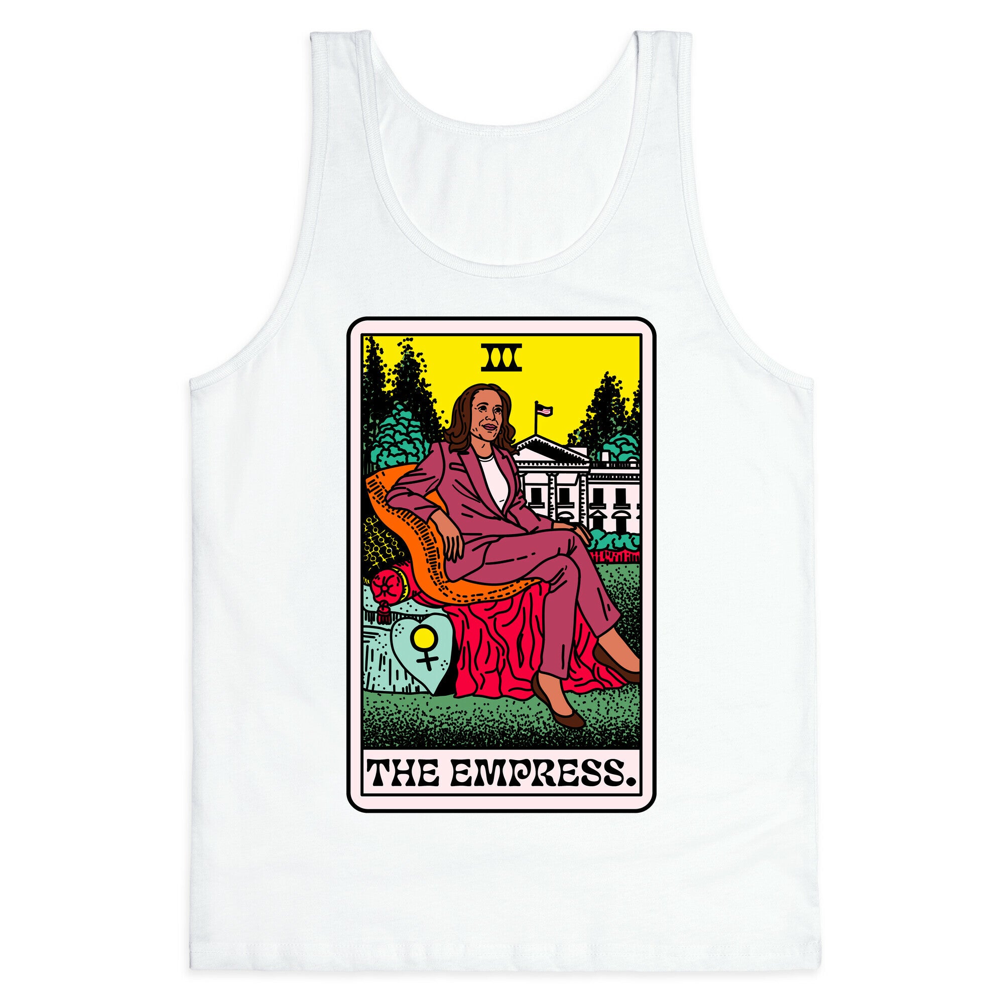 The Empress Tarot Card Kamala Harris Tank Top