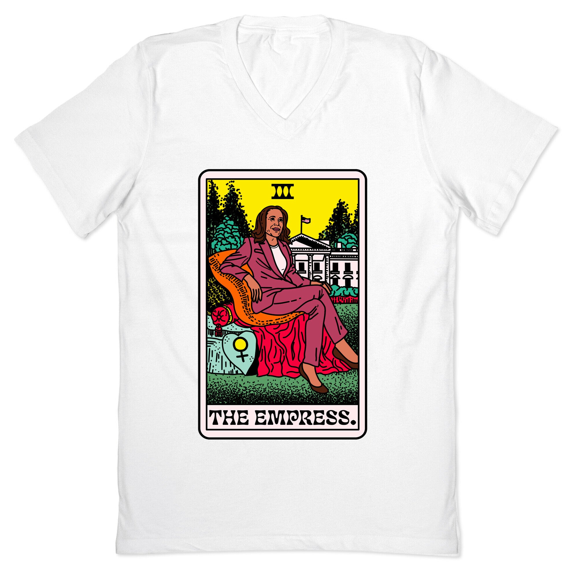 The Empress Tarot Card Kamala Harris V-Neck
