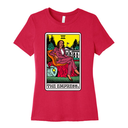 The Empress Tarot Card Kamala Harris Womens Cotton Tee