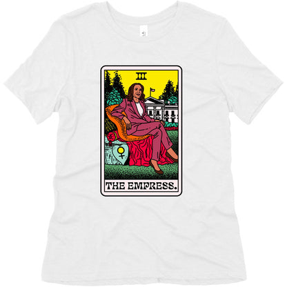 The Empress Tarot Card Kamala Harris Womens Triblend Tee