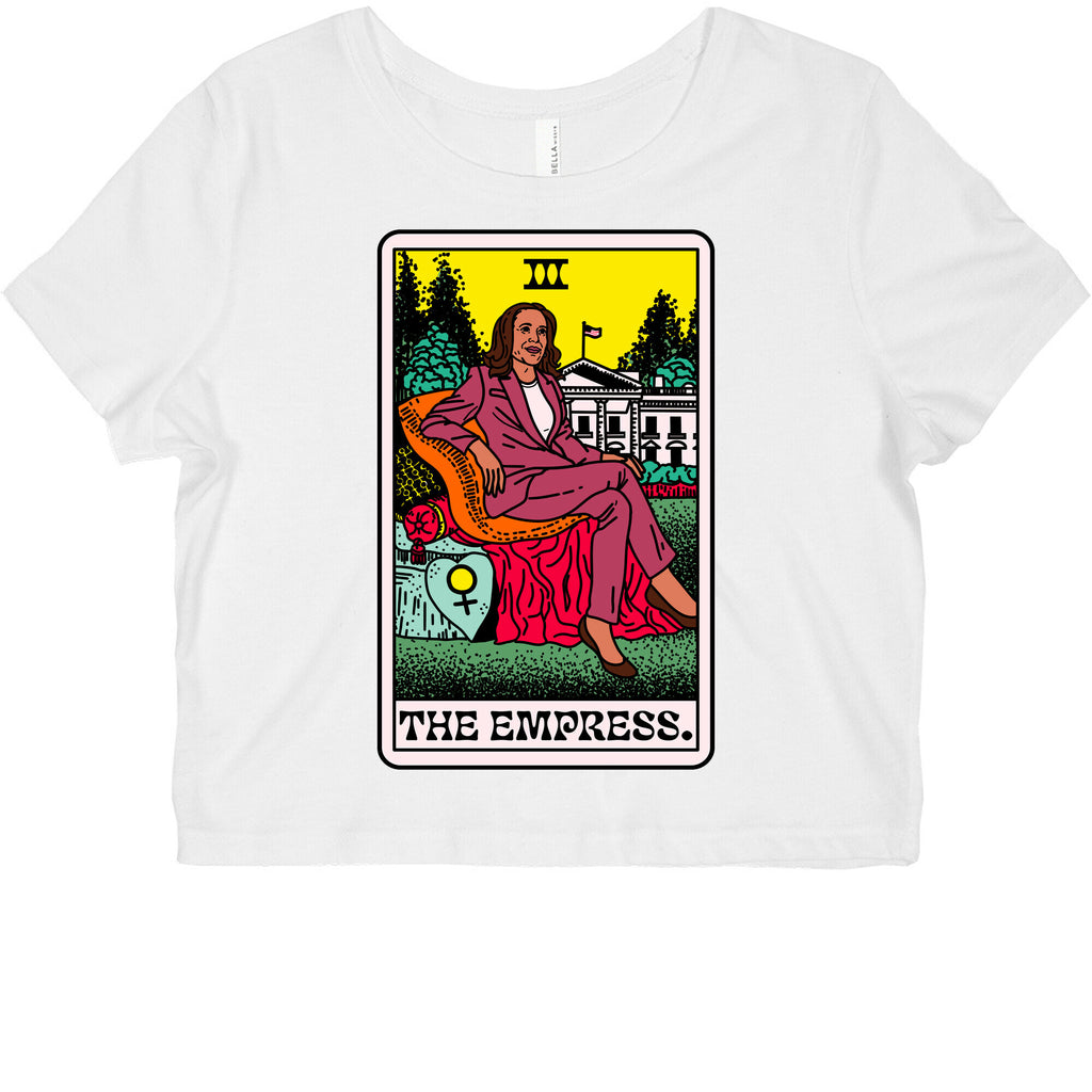 The Empress Tarot Card Kamala Harris Graphic Baby Tee