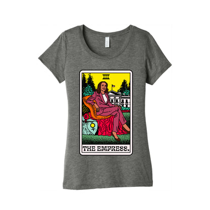 The Empress Tarot Card Kamala Harris Womens Triblend Tee