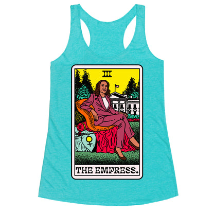 The Empress Tarot Card Kamala Harris Racerback Tank