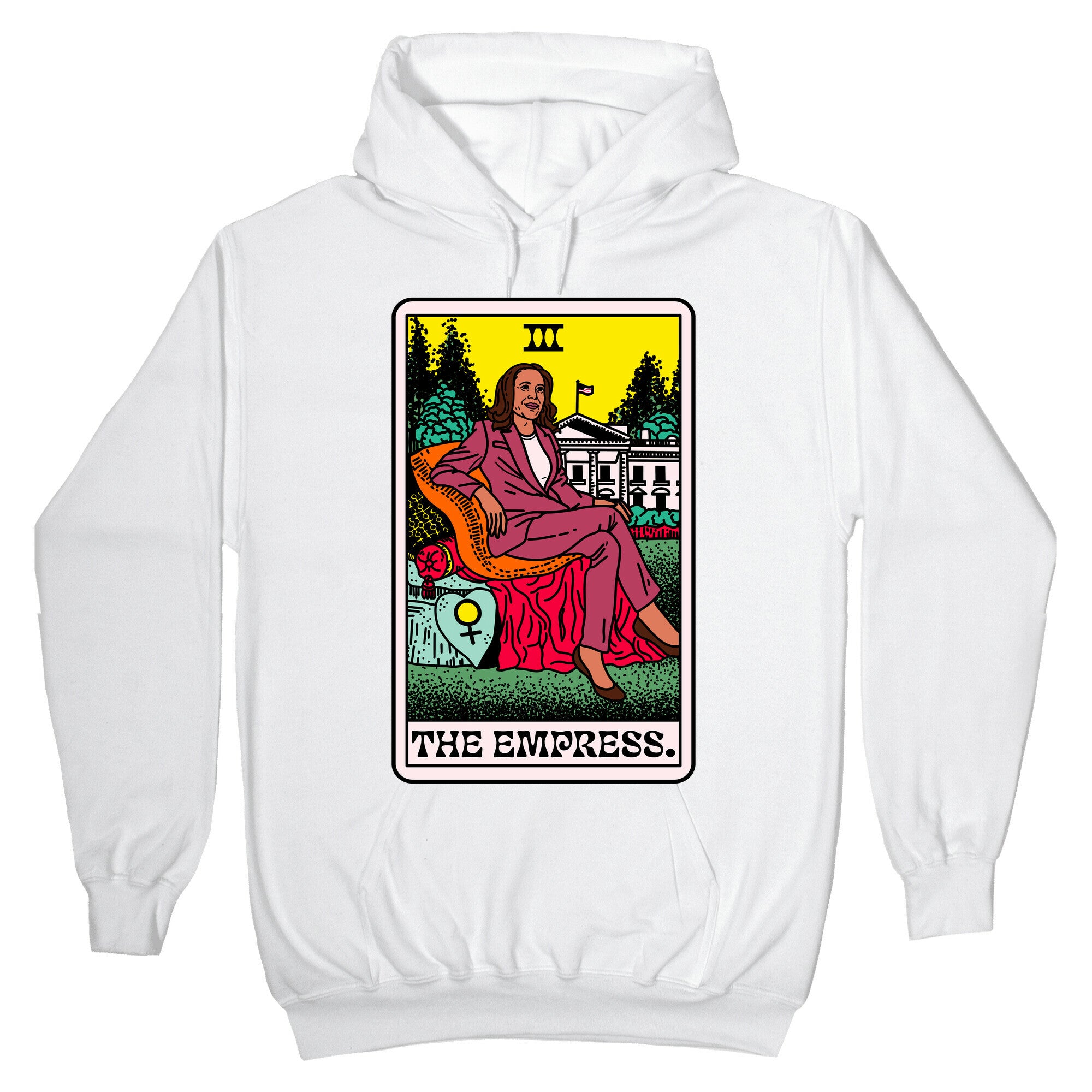 The Empress Tarot Card Kamala Harris Hoodie