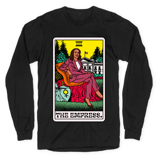 The Empress Tarot Card Kamala Harris Longsleeve Tee