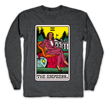 The Empress Tarot Card Kamala Harris Longsleeve Tee