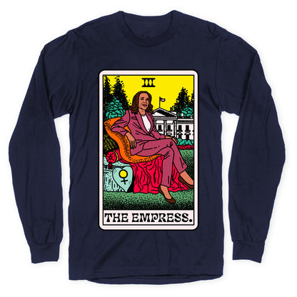 The Empress Tarot Card Kamala Harris Longsleeve Tee