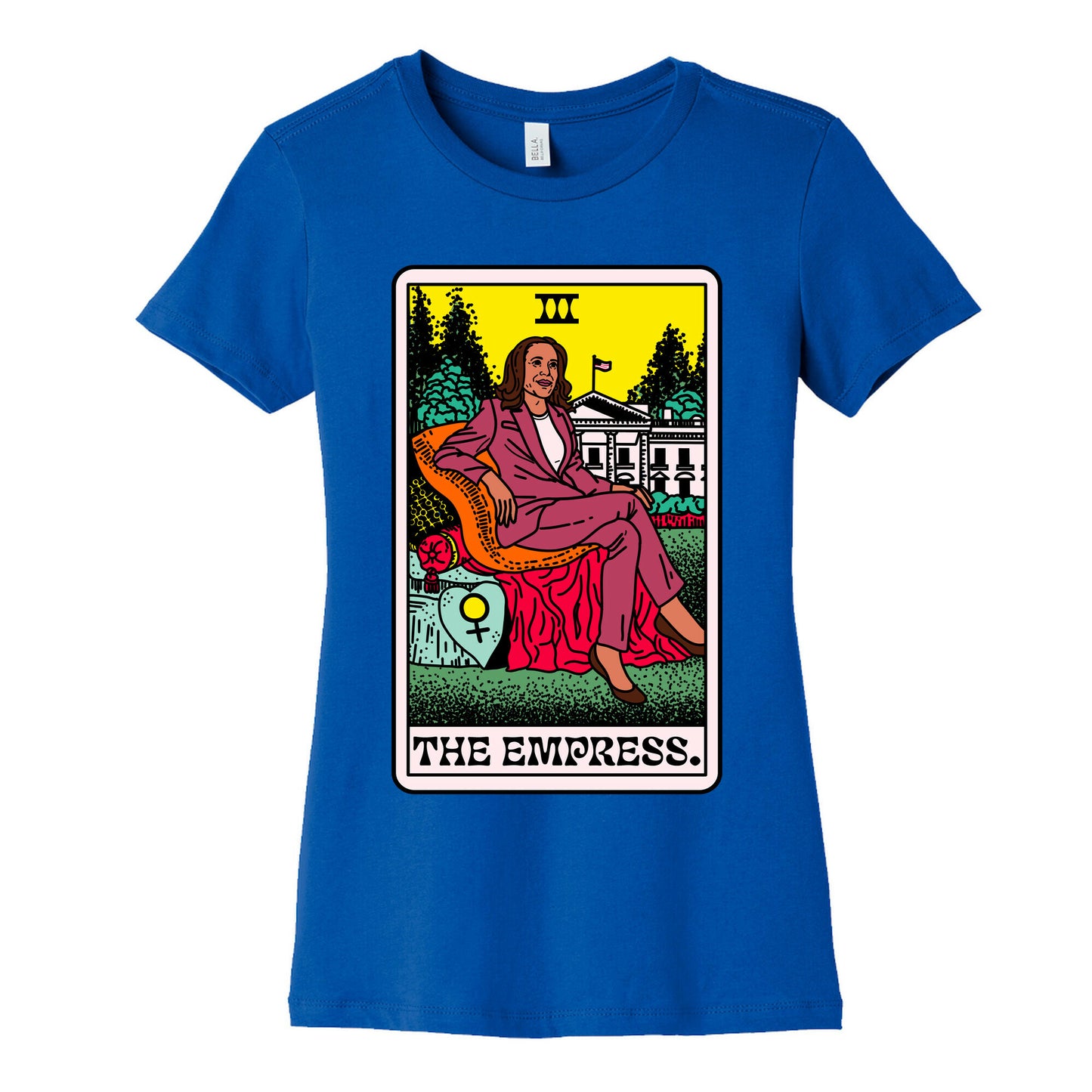 The Empress Tarot Card Kamala Harris Womens Cotton Tee