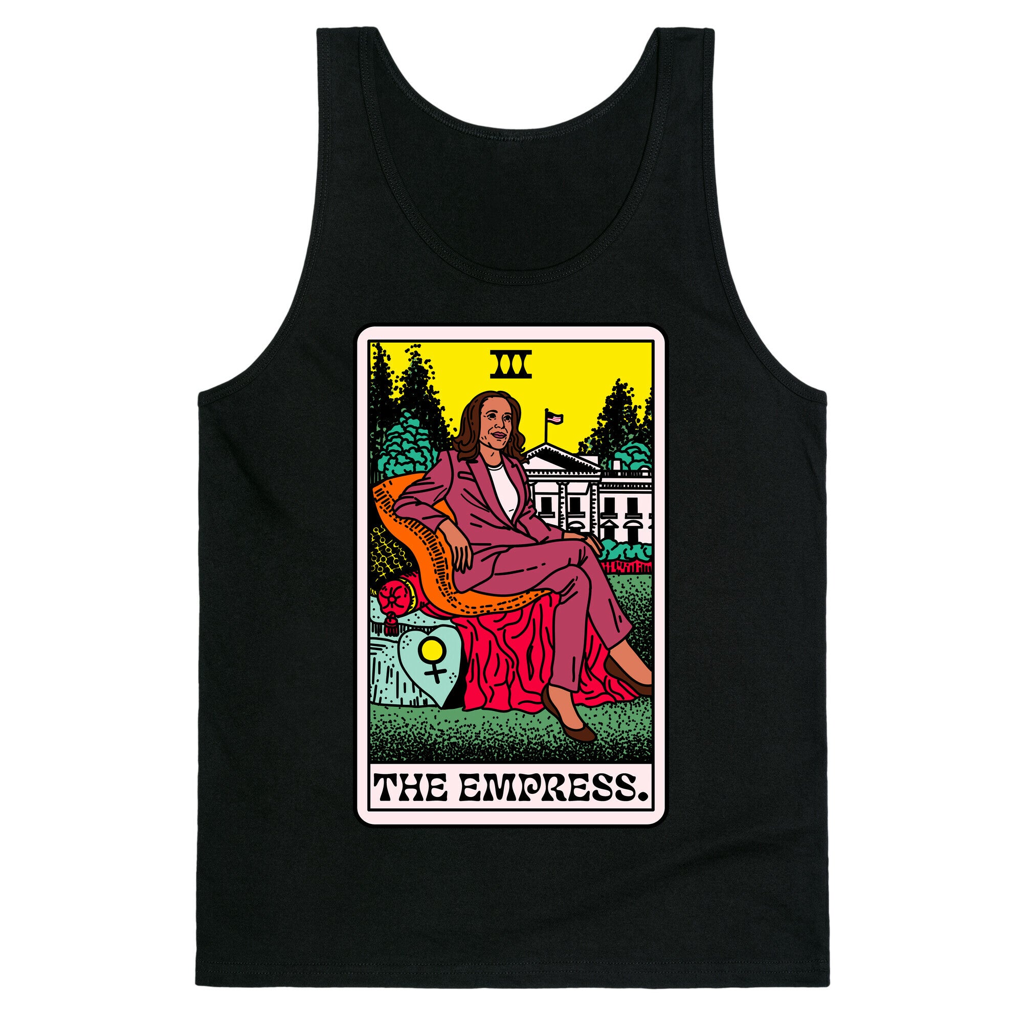 The Empress Tarot Card Kamala Harris Tank Top