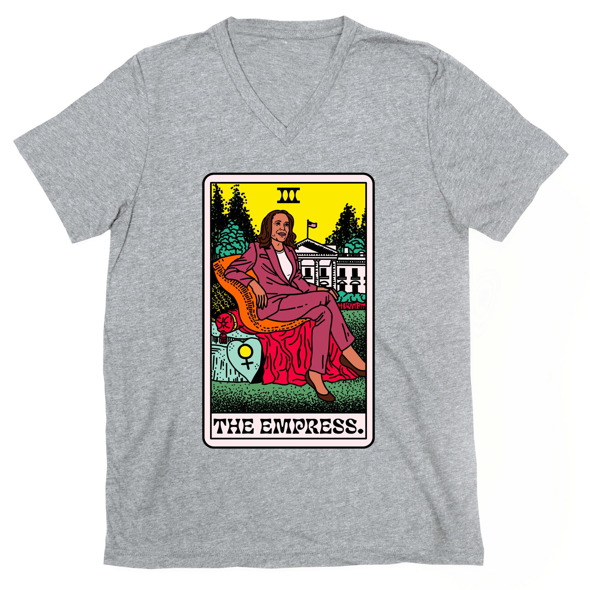 The Empress Tarot Card Kamala Harris V-Neck