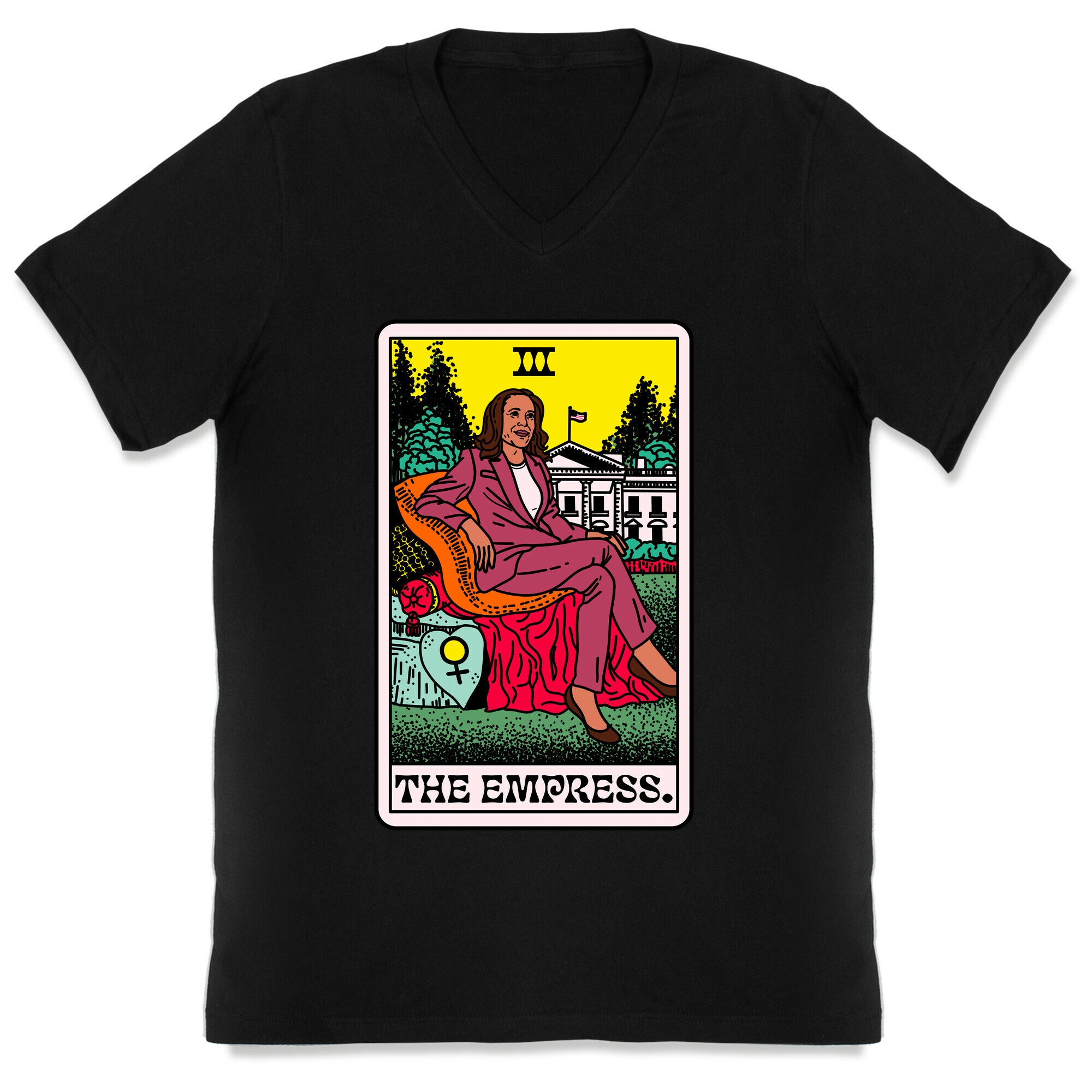 The Empress Tarot Card Kamala Harris V-Neck