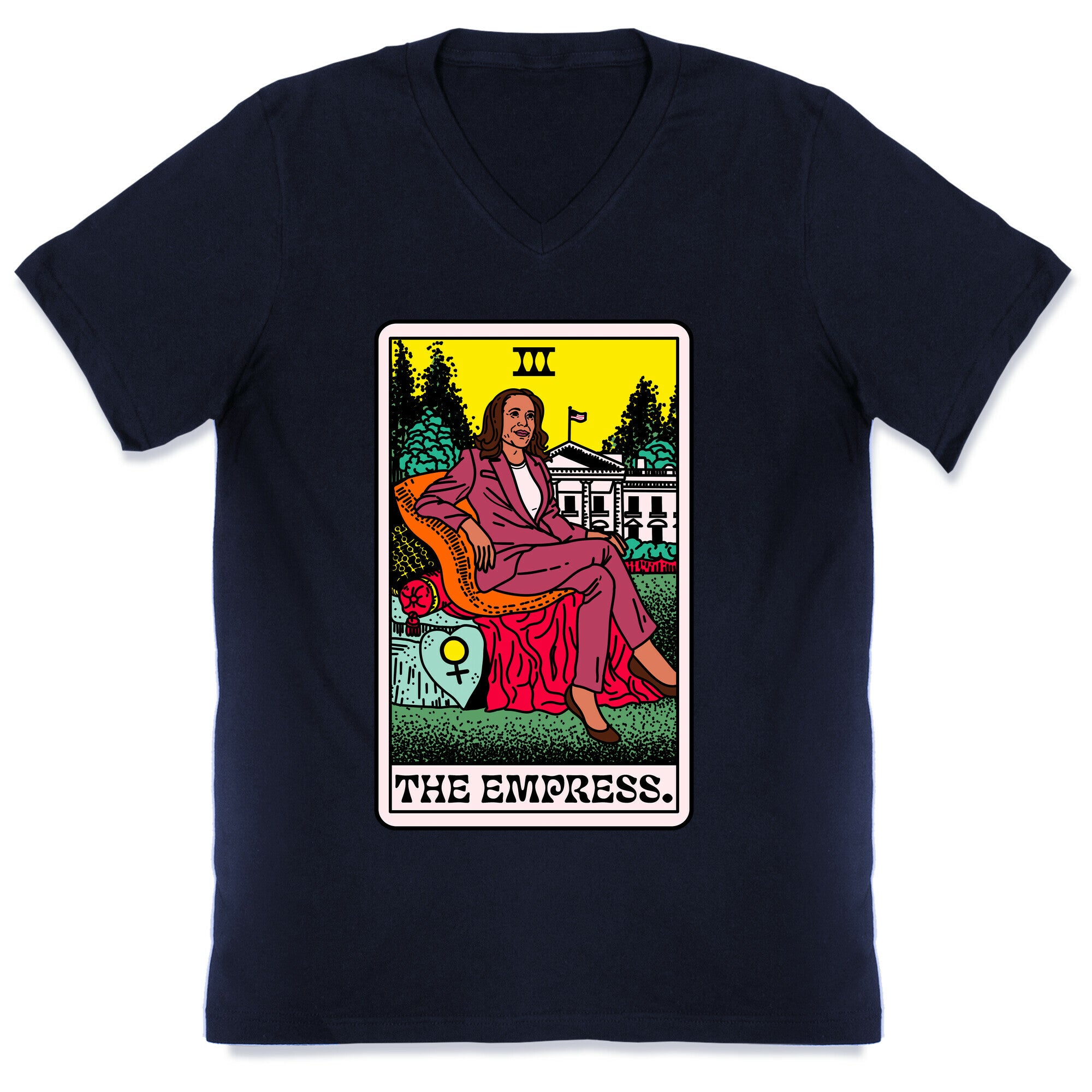 The Empress Tarot Card Kamala Harris V-Neck