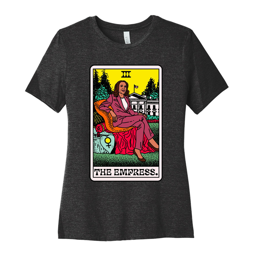 The Empress Tarot Card Kamala Harris Womens Cotton Tee