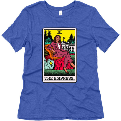 The Empress Tarot Card Kamala Harris Womens Triblend Tee