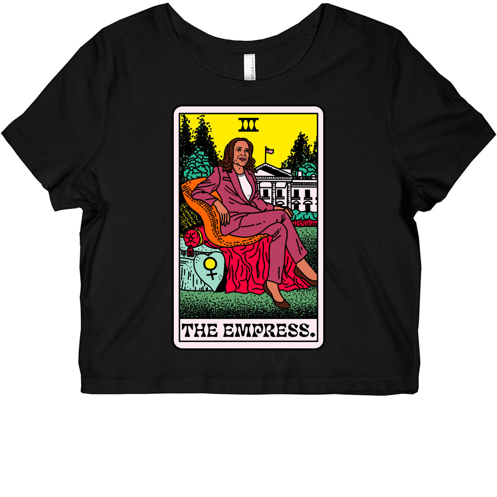 The Empress Tarot Card Kamala Harris Graphic Baby Tee