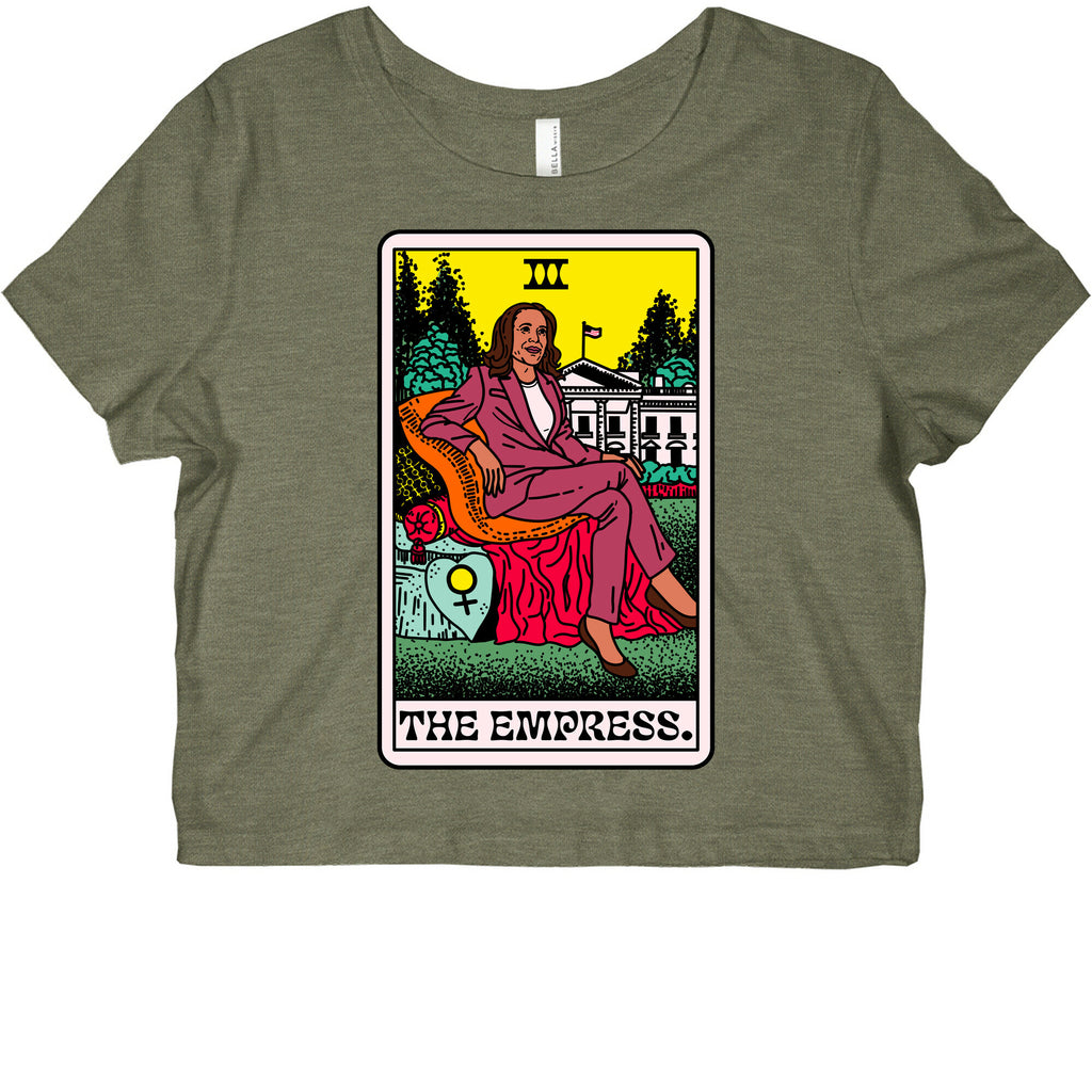 The Empress Tarot Card Kamala Harris Graphic Baby Tee