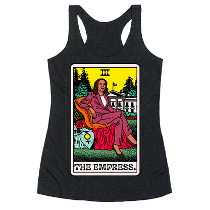 The Empress Tarot Card Kamala Harris Racerback Tank