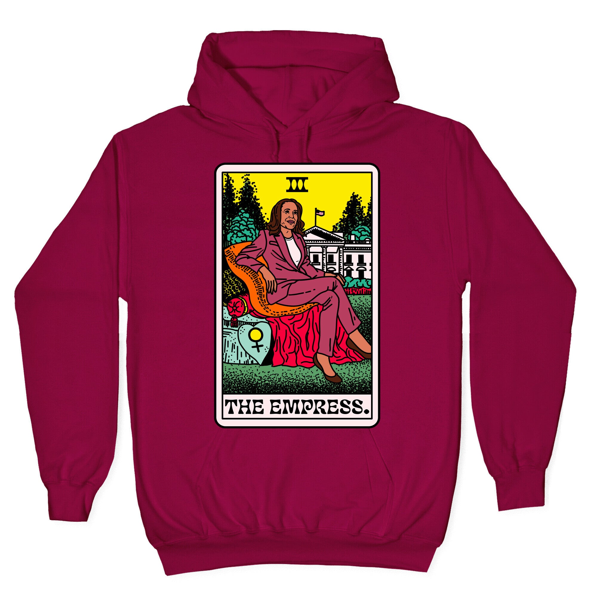 The Empress Tarot Card Kamala Harris Hoodie
