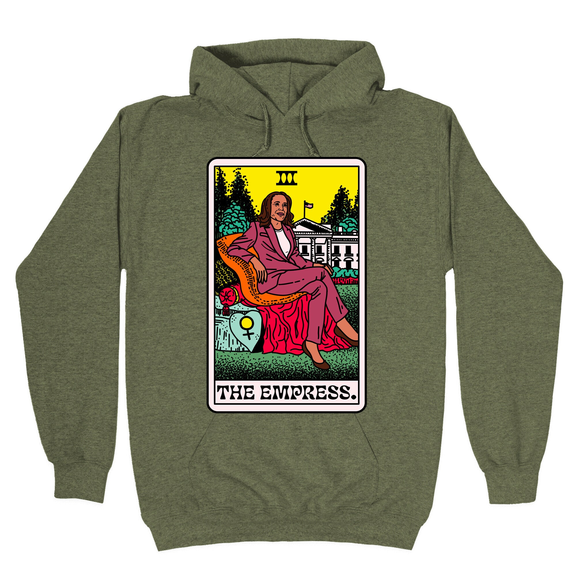 The Empress Tarot Card Kamala Harris Hoodie