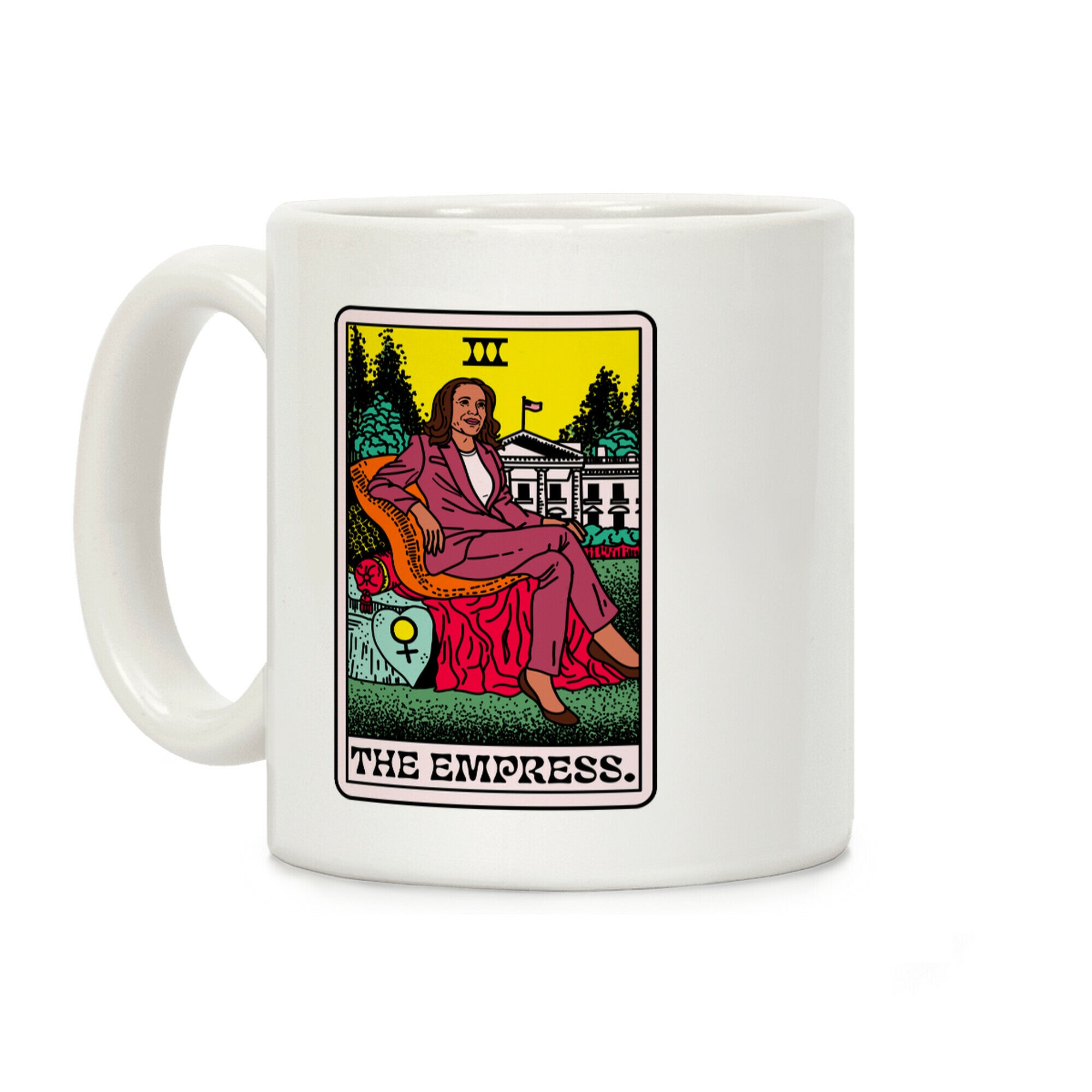 The Empress Tarot Card Kamala Harris Coffee Mug
