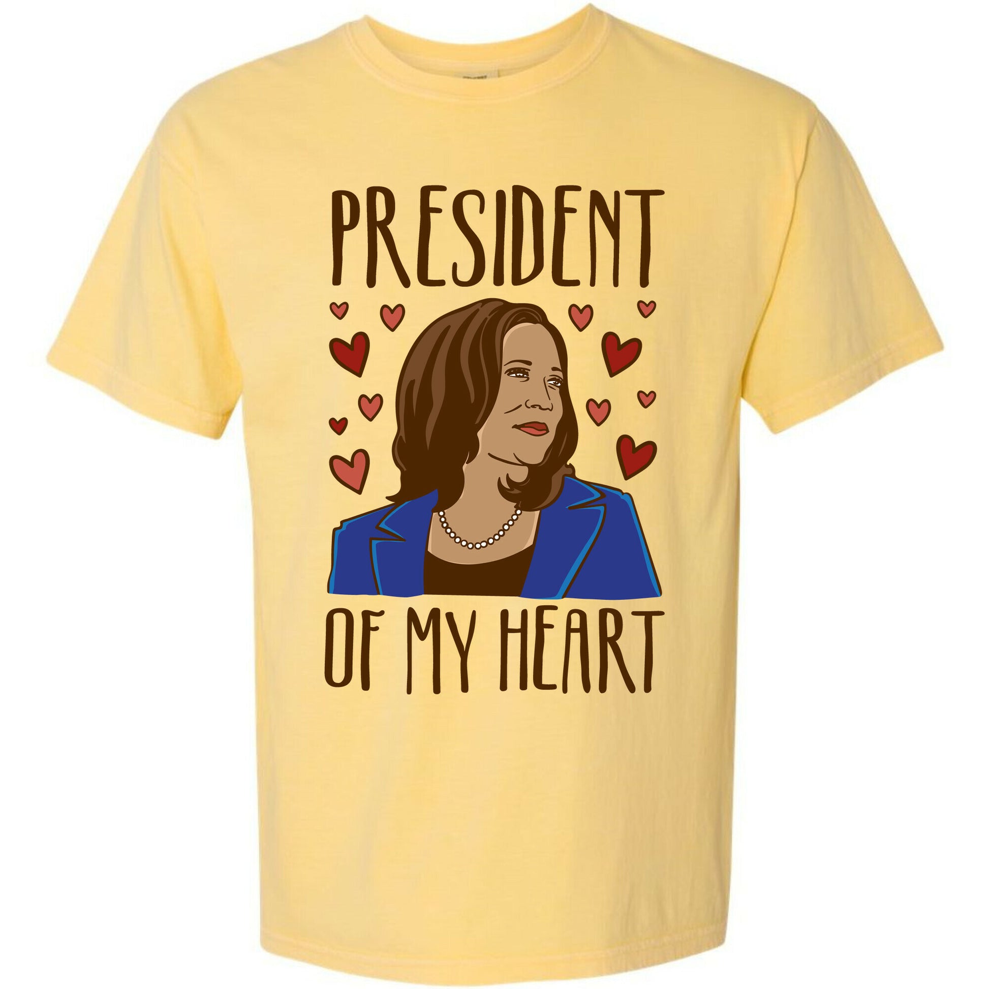 President of My Heart \(Kamala Harris 2024\) Unisex Heavy Cotton Tee